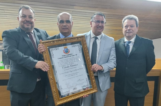 Câmara Municipal concede Título de Cidadão Avareense ao diretor da Polícia Civil na região de Sorocaba