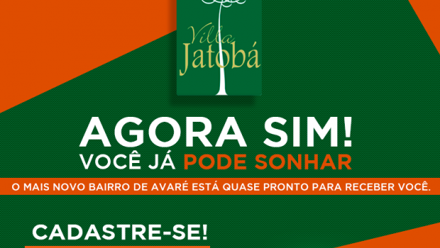 Villa Jatobá: “Venha morar num lugar seguro e agradável”