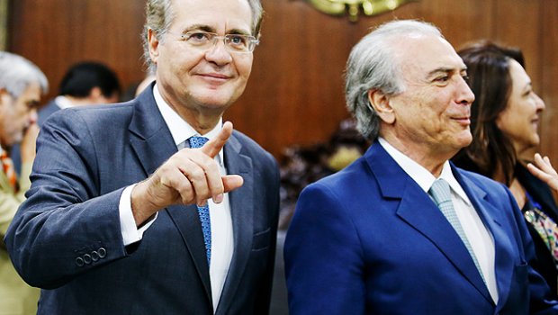 Renan Calheiros arma plano para tirar Michel Temer do comando do PMDB