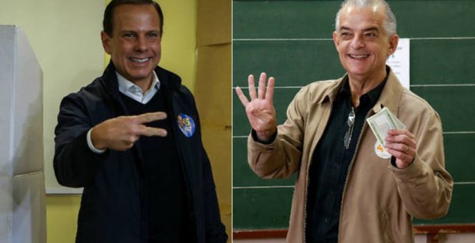 João Doria tem 52% e Márcio França, 48%, diz pesquisa