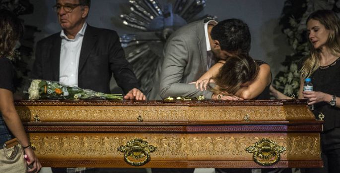 Corpo do jornalista Ricardo Boechat é velado no MIS, em São Paulo