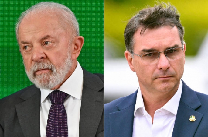 Em disputa de segundo turno, Flávio Bolsonaro tem 46,3% e Lula 46,2%, mostra pesquisa