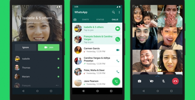 WhatsApp libera entrada em chamadas em grupo a qualquer momento