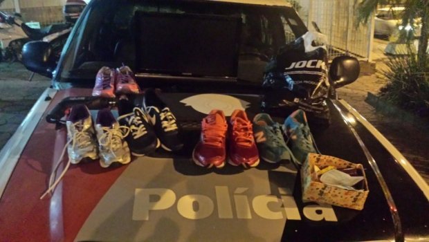 PM apreende material furtado em Avaré