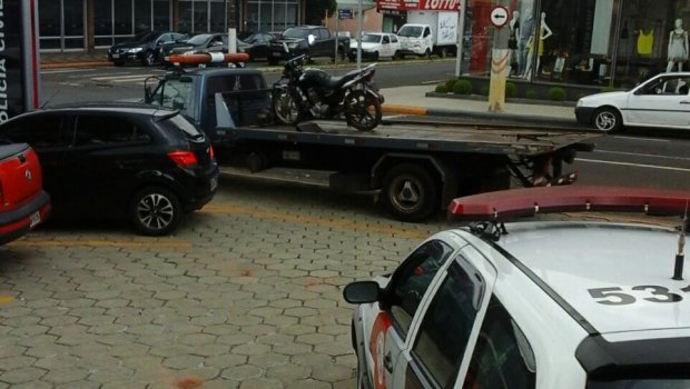 Proprietário finge que moto teria sido furtada, mas é descoberto pela PM