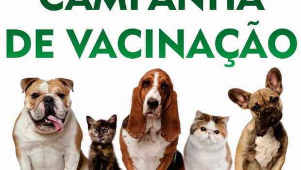 Vacinação contra Raiva Animal começa no dia 19 na zona urbana