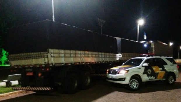 TOR flagra caminhão “Bitren” com placas clonadas