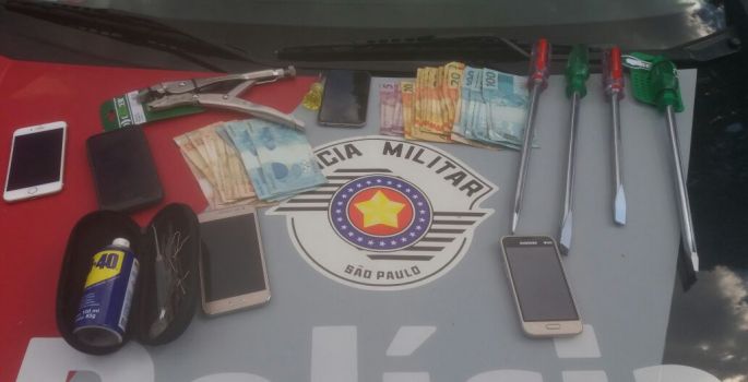 Polícia Militar de Avaré prende 5 indivíduos por furto e formação de quadrilha