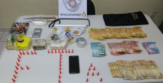 PM de Avaré prende traficante que agia na cidade