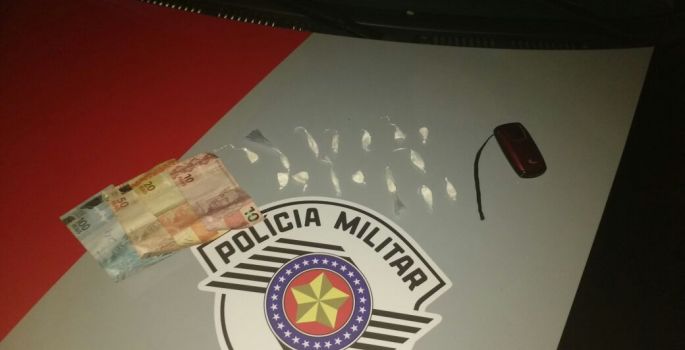 Arandu: PM flagra traficante que comercializava drogas na cidade