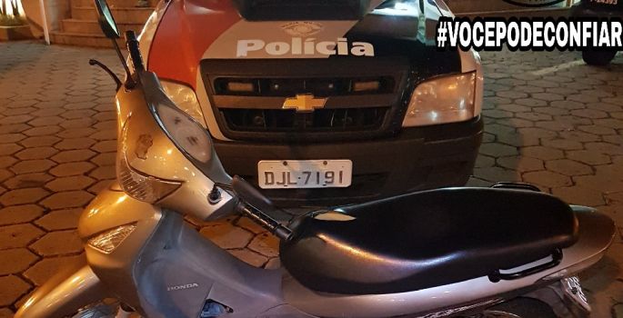 PM apreende menor de idade que furtou motocicleta em Avaré