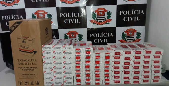 Polícia Civil apreende cigarros contrabandeados em Piraju