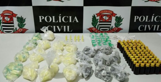 Polícia Civil prende homem em Piraju com “kit” de drogas na mochila