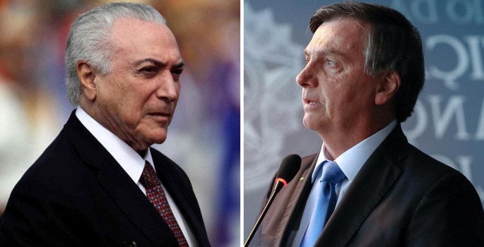 Bolsonaro pede ajuda a Temer e conversa com Alexandre de Moraes