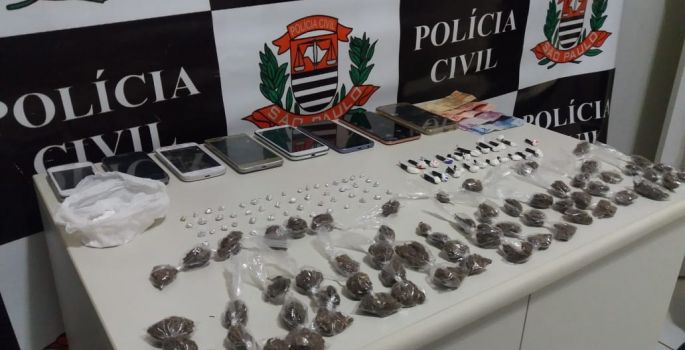 Polícia Civil prende mãe e filho por tráfico de drogas
