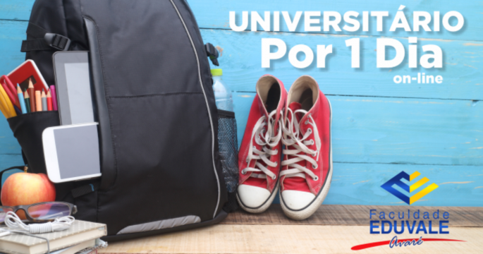 Eduvale promoverá edição on-line do projeto Universitário Por Um Dia