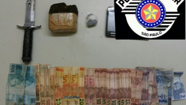  PM prende comprador e mulher que traficava no Jardim São Paulo
