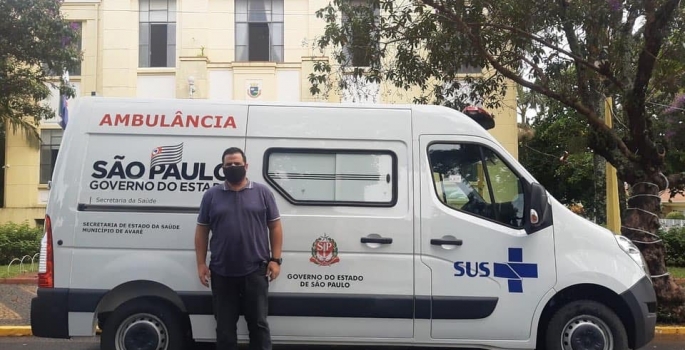 Avaré recebe nova ambulância do Governo Estadual