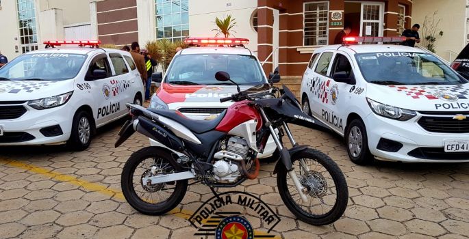 Polícia Militar recupera moto furtada e prende criminoso em Avaré