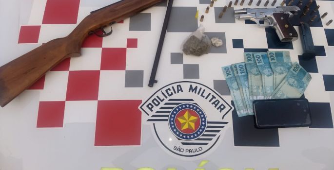 Polícia Militar prende dois por tentativa de estupro e porte de armas em Arandu