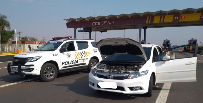 TOR flagra motorista com veículo ‘clonado’ roubado em arrastão