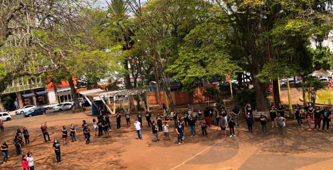 Em mais um ato, professores protestam contra governo Jô Silvestre