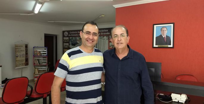 Deputado eleito, Luiz Carlos Motta visita Sincomerciários Avaré