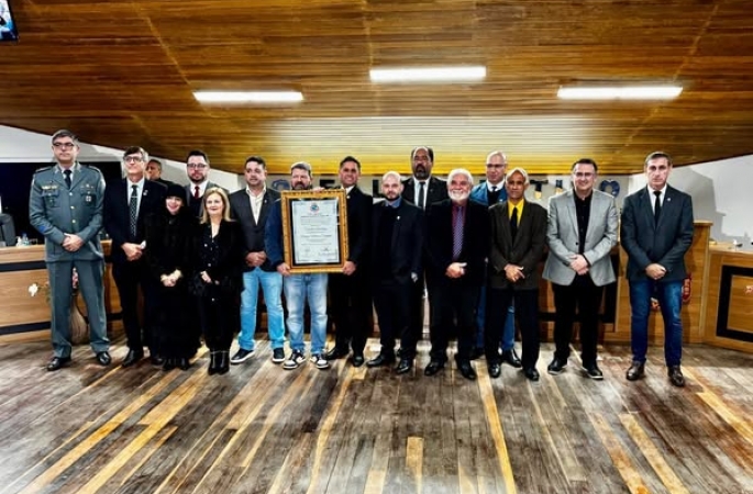Deputado Estadual Major Mecca recebe título de Cidadão Avareense em sessão solene