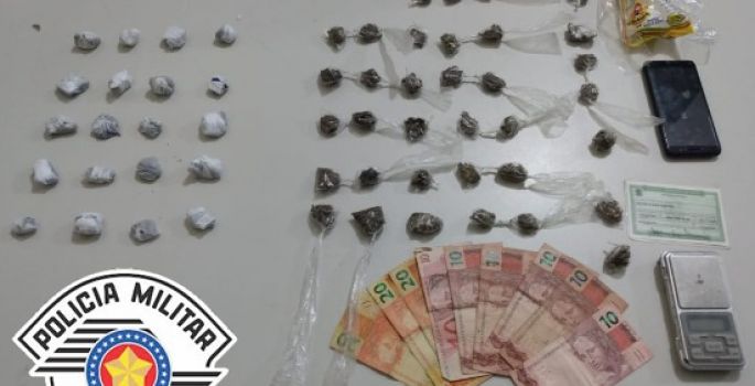 Traficante é flagrado e preso na Vila Martins em Avaré
