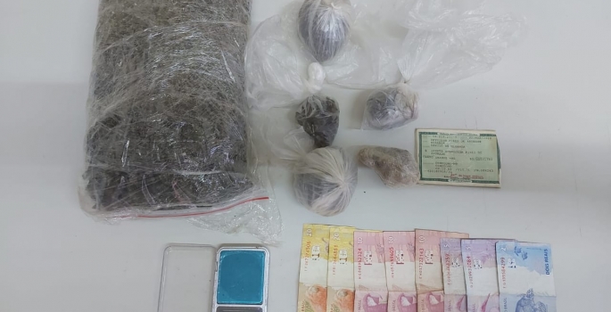 PM prende traficante e localiza  drogas enterradas em Avaré
