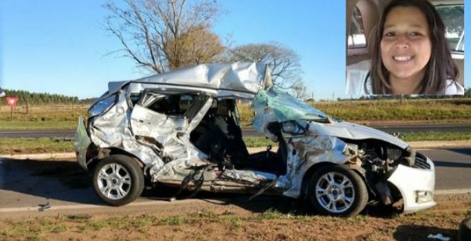 Professora morre em acidente na SP-255