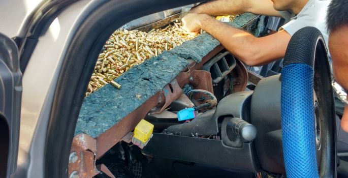 POLÍCIA RODOVIÁRIA APREENDE GRANDE QUANTIDADE DE MUNIÇÕES