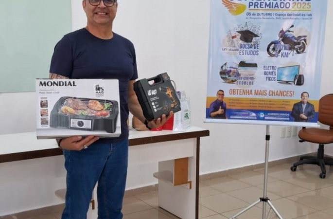 Sincomerciários de Avaré realizou o 6º Sorteio do Comerciário Premiado; vem aí uma moto zero KM 