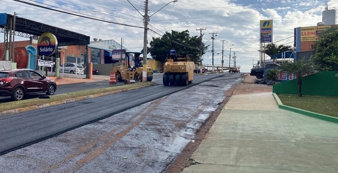 Avenida Joselyr de Moura Bastos ganha recapeamento