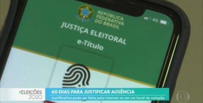 Eleitor que não votou neste domingo tem até 60 dias para justificar ausência