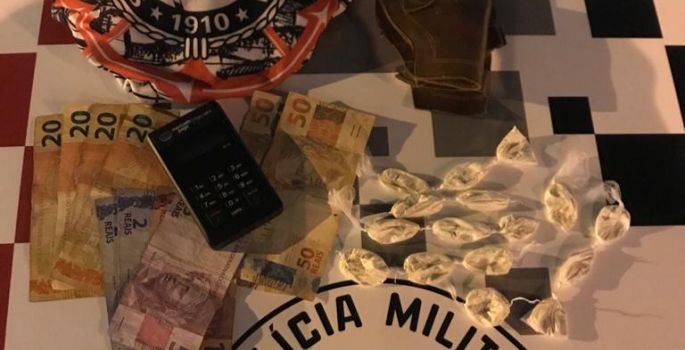 PM de Arandu prende traficante que agia na cidade