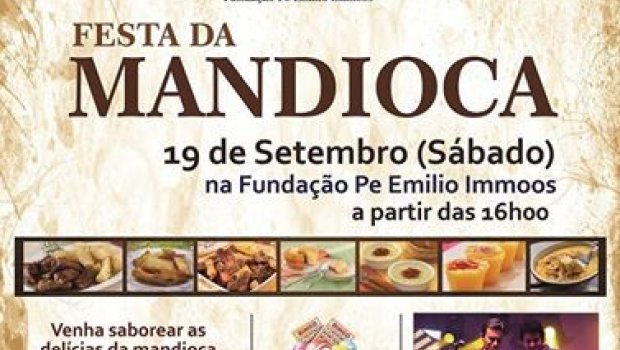 Festa da Mandioca será realizada no sábado