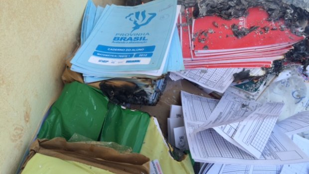 Documentos públicos são queimados em escola municipal de Avaré