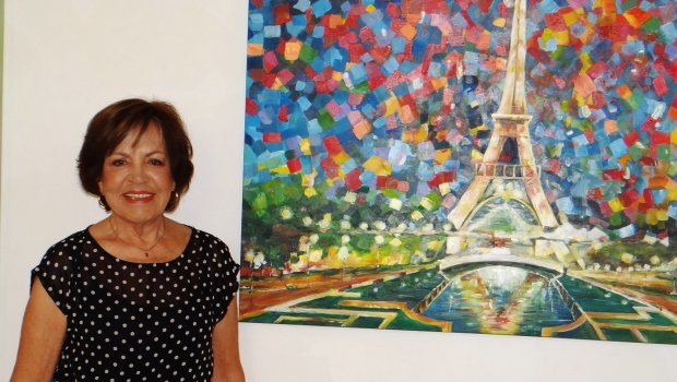 Marilena Furlan mostra suas obras no Chá dos Artistas