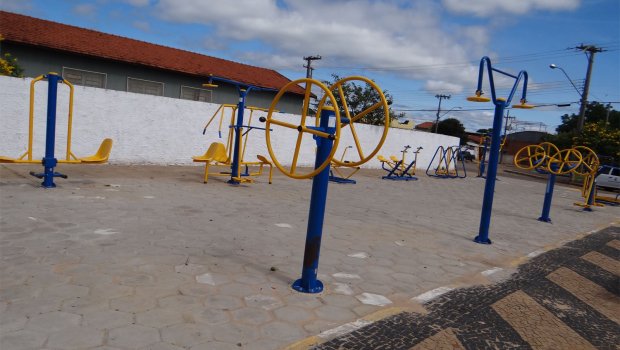 Academia ao livre será inaugurada nesta quinta-feira  