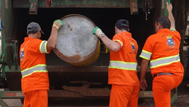 Coleta de lixo não será feita nos fins de semana em Avaré