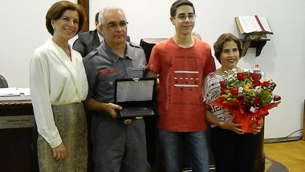 Câmara entrega Título Bombeiro do Ano
