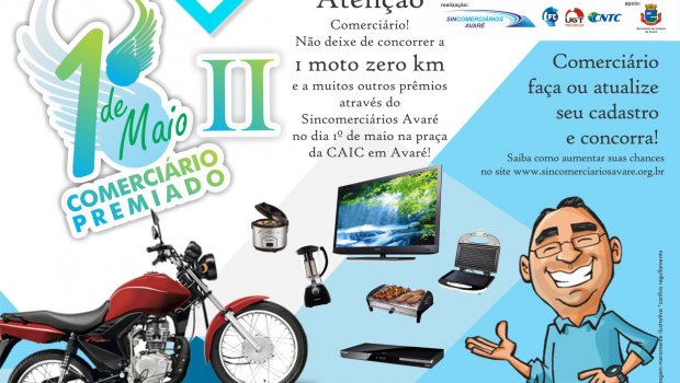 SEC PROMOVERÁ 1º DE MAIO PREMIADO