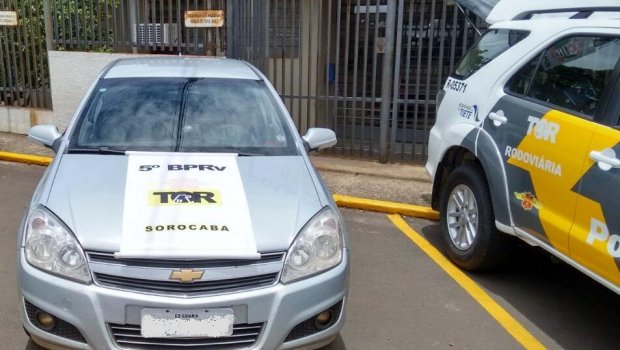 TOR apreende veículo clonado