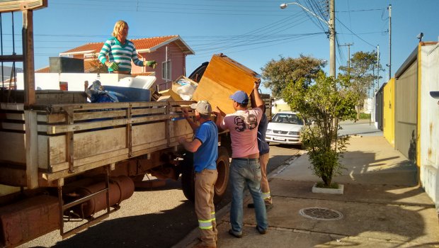  “Cata Treco” recolhe 3 toneladas de materiais inservíveis