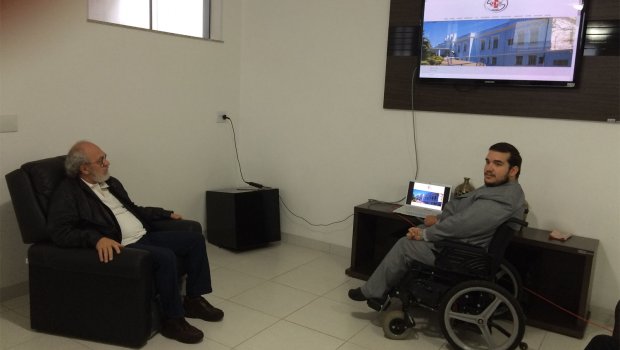 Santa Casa apresenta novo “site” da Instituição