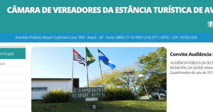 Câmara Municipal lança novo Portal na Internet