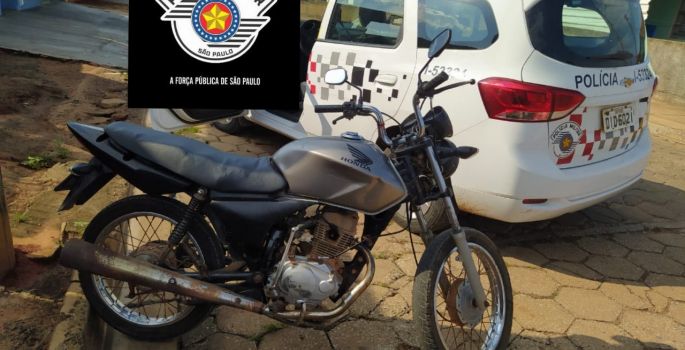 Polícia Militar captura indivíduo procurado da Justiça com moto adulterada em Paranapanema