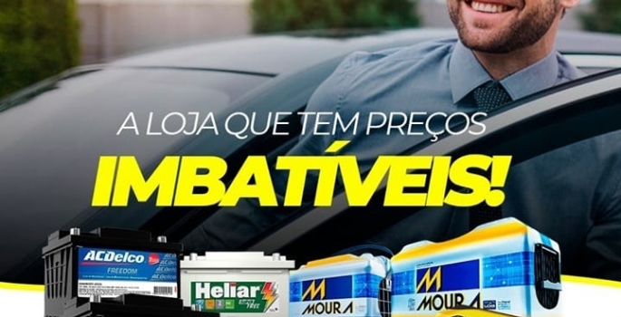 Precisando de baterias, venha conhecer o Atacadão das Baterias em Avaré