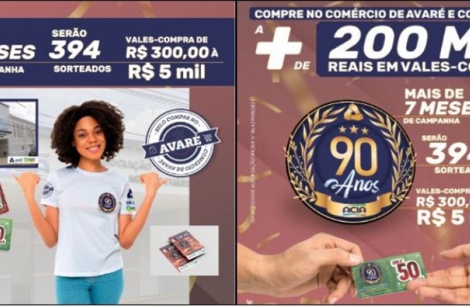 ACIA terá novo sorteio neste sábado, dia 26